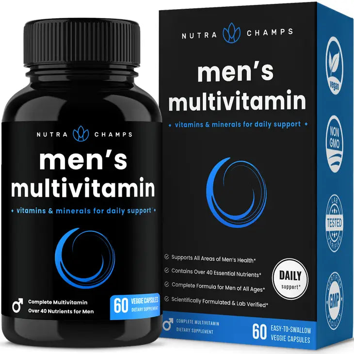 Men's Multivitamin - Premium Vitamins from NutraChamps - Just $20.95! Shop now at Shop A Positive You