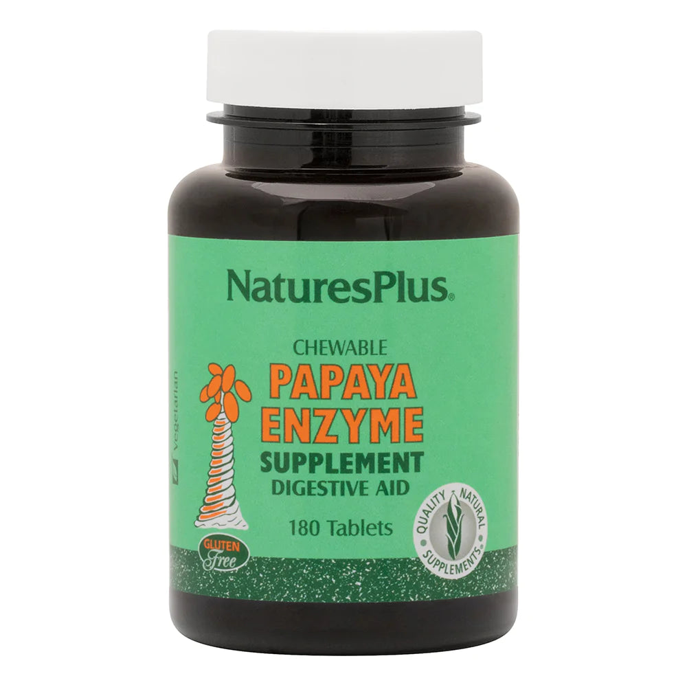 Papaya Enzyme Chewables - Premium Dietary Supplement from NaturesPlus - Just $9.95! Shop now at Shop A Positive You