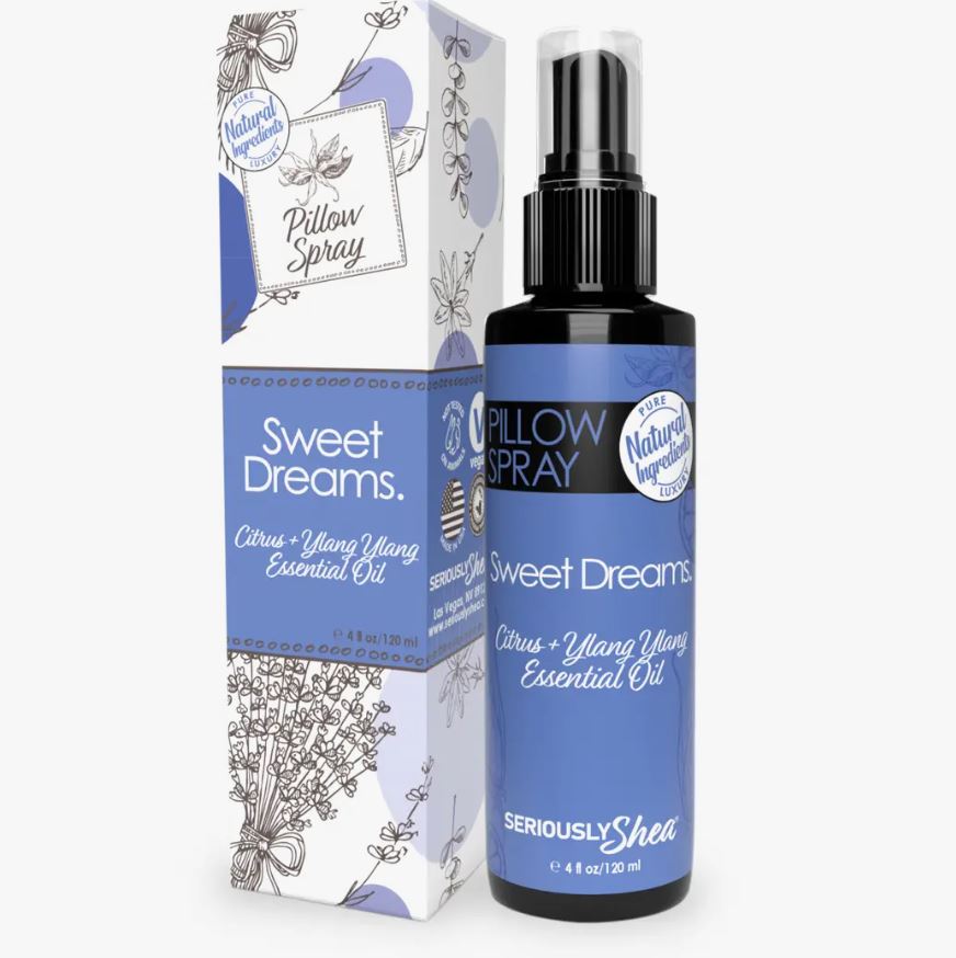 Sweet Dreams Pillow Spray - Premium Essential Oil Spray from Seriously Shea - Just $12! Shop now at Shop A Positive You
