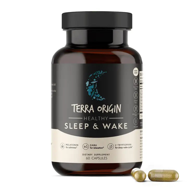 Healthy Sleep & Wake - Premium Vitamins from Terra Orgin - Just $18! Shop now at Shop A Positive You