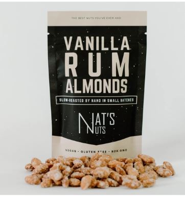 Vanilla Rum Almonds - Premium Snacks from Nats Nuts - Just $6.50! Shop now at Shop A Positive You