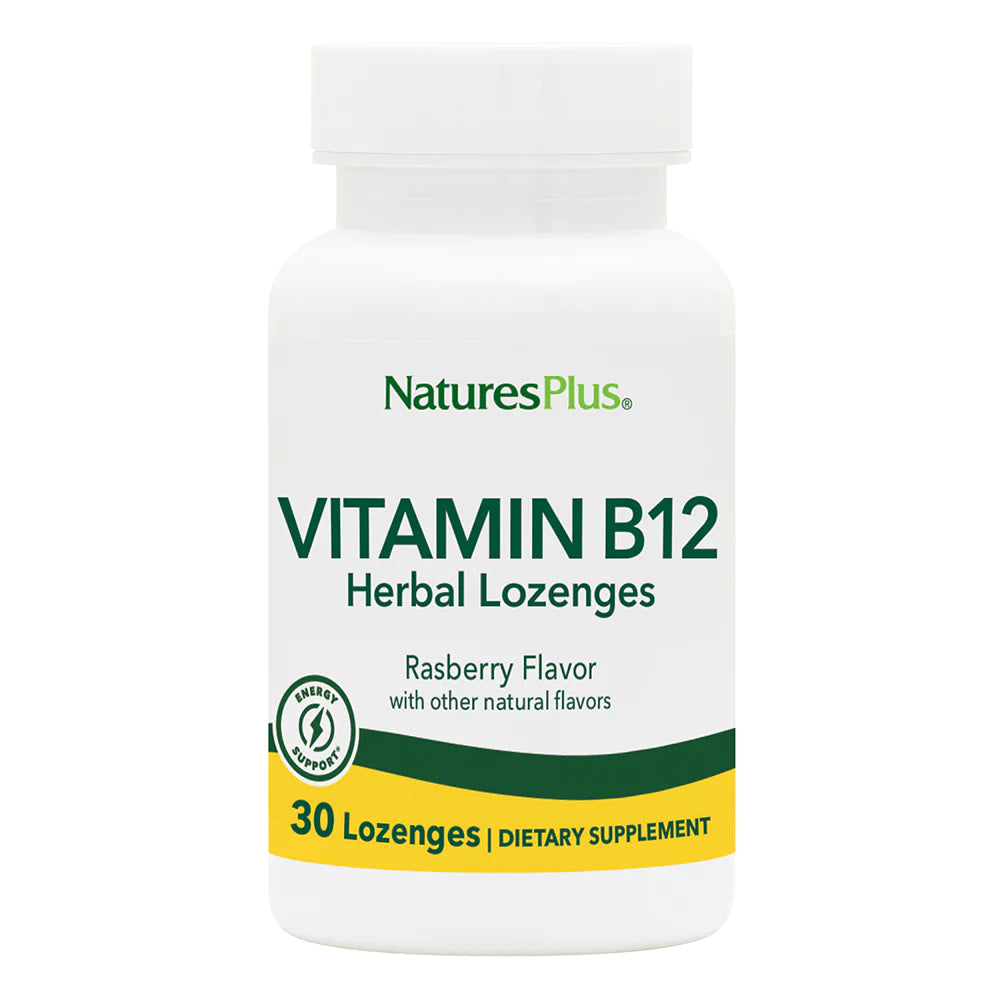 Vitamin B12 1000 mcg Herbal Lozenges - Premium Vitamins from NaturesPlus - Just $12.95! Shop now at Shop A Positive You